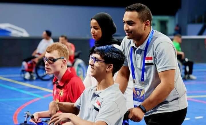 مهند محمد فوزي عبدالله بطل البوتشيا البارالمبي&nbsp;