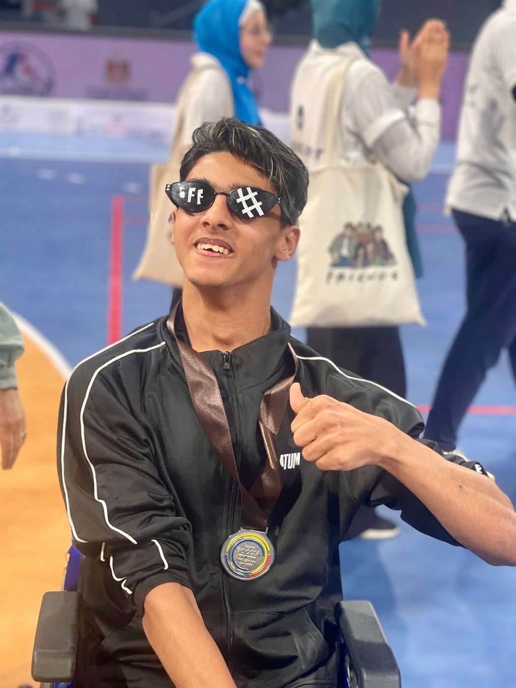 مهند محمد فوزي عبدالله بطل البوتشيا البارالمبي&nbsp;