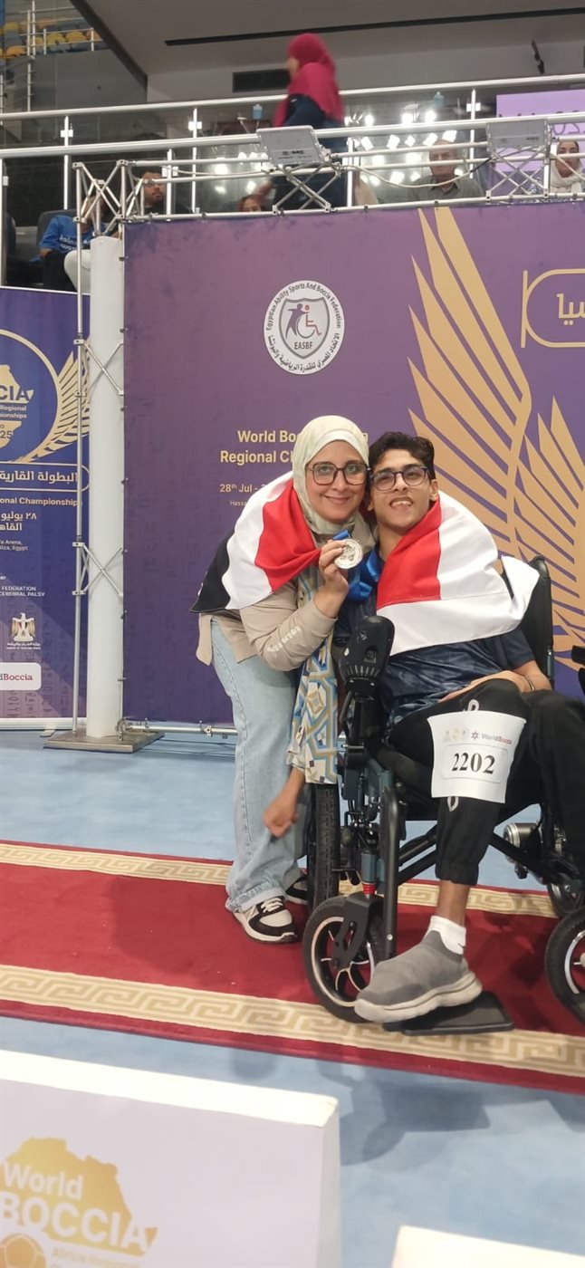 مهند محمد فوزي عبدالله بطل البوتشيا البارالمبي&nbsp;