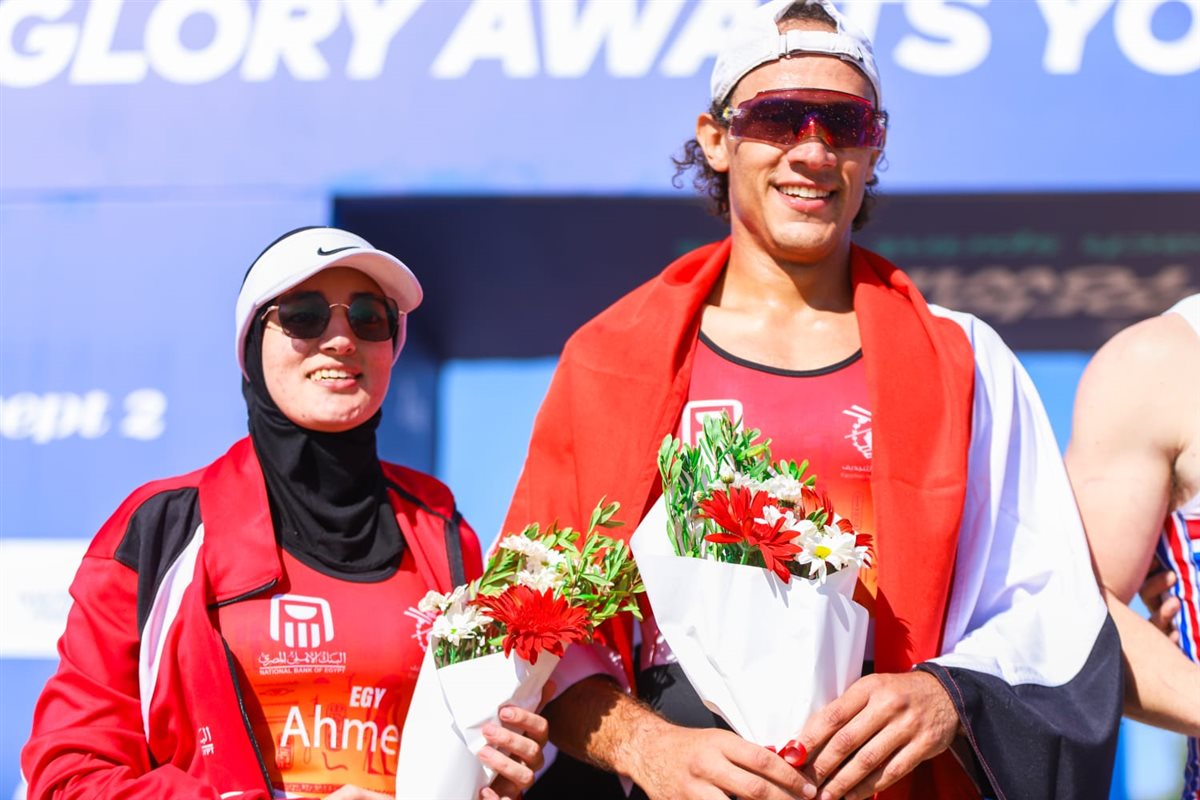 آيات أحمد سعيد بطلة الباراتجديف البارالمبية