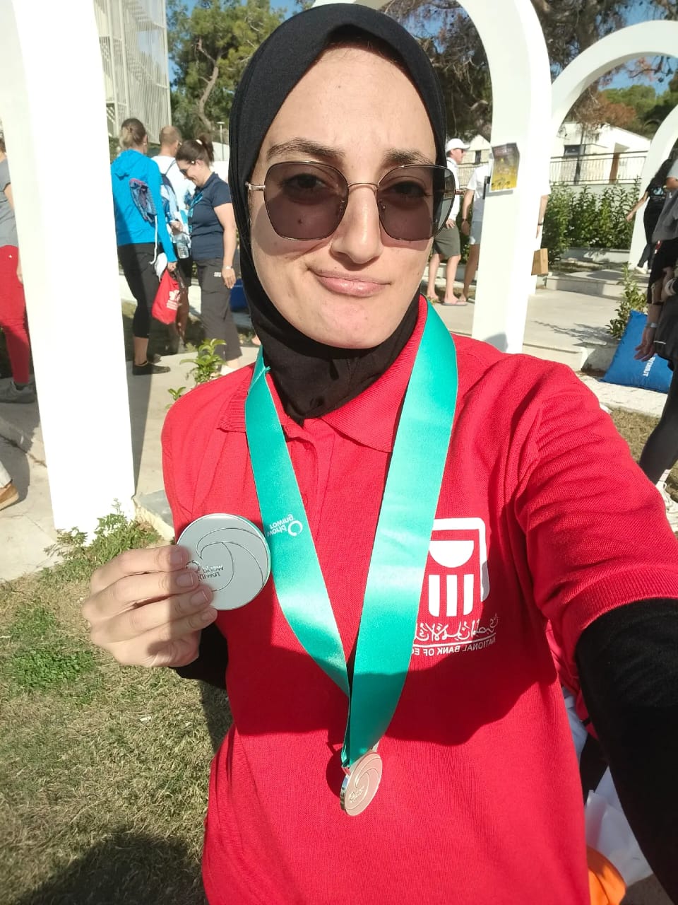 آيات أحمد سعيد بطلة الباراتجديف البارالمبية