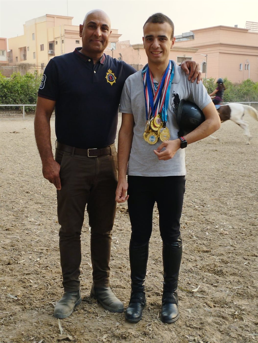 انطوان ماجد سمير بطل الفروسية والتزحلق علي الجليد البارالمبي&nbsp;
