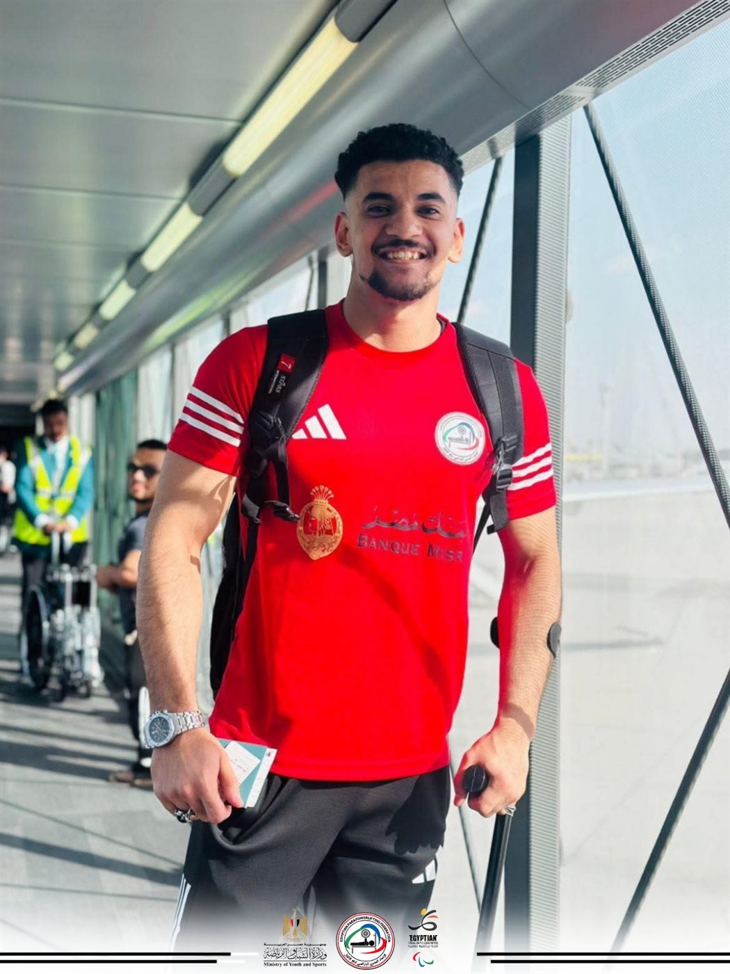 الرحمن أيمن، الشهير بـ«بودي» بطل رفع الأثقال البارالمبي&nbsp;
