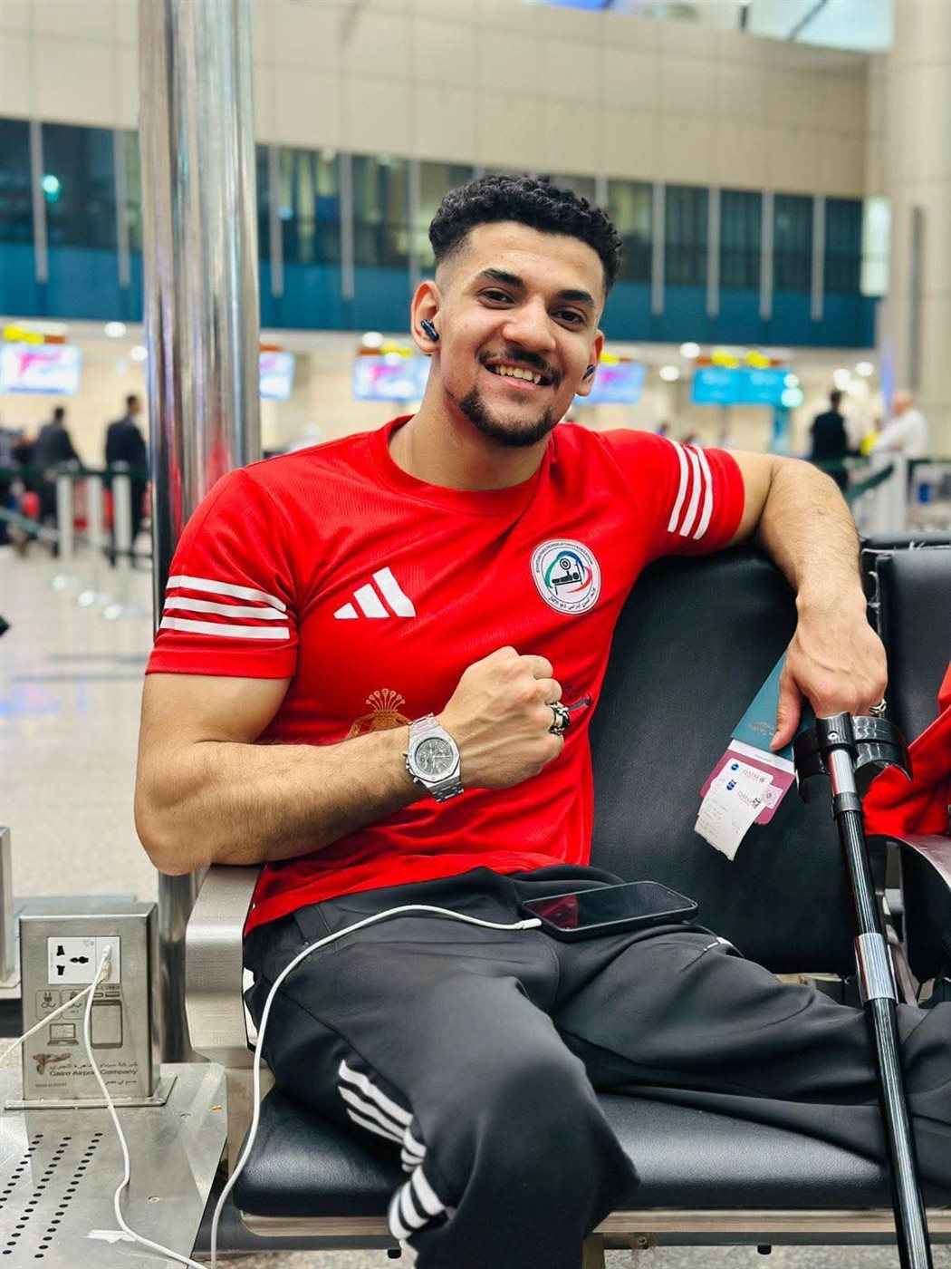 الرحمن أيمن، الشهير بـ«بودي» بطل رفع الأثقال البارالمبي&nbsp;