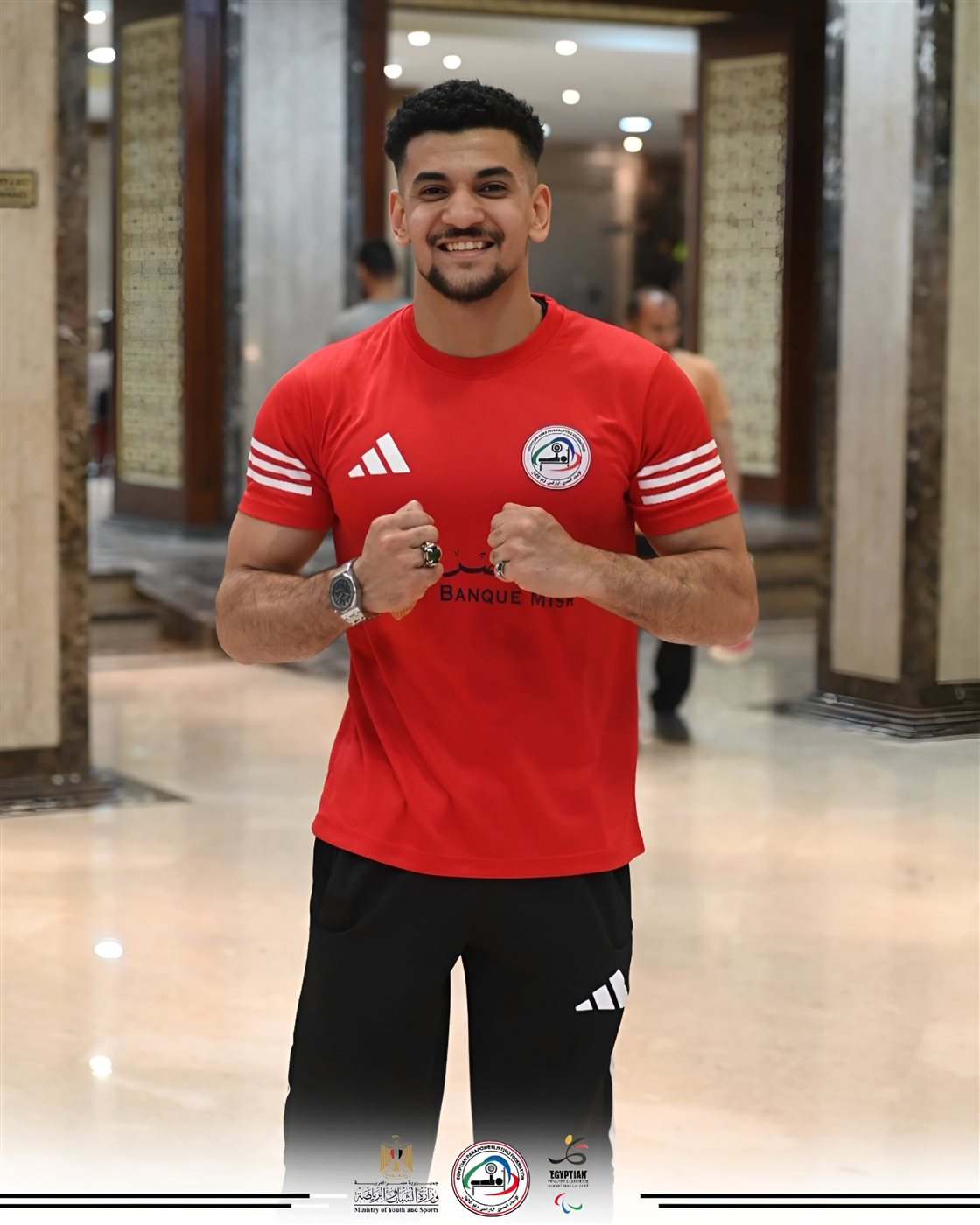 الرحمن أيمن، الشهير بـ«بودي» بطل رفع الأثقال البارالمبي&nbsp;