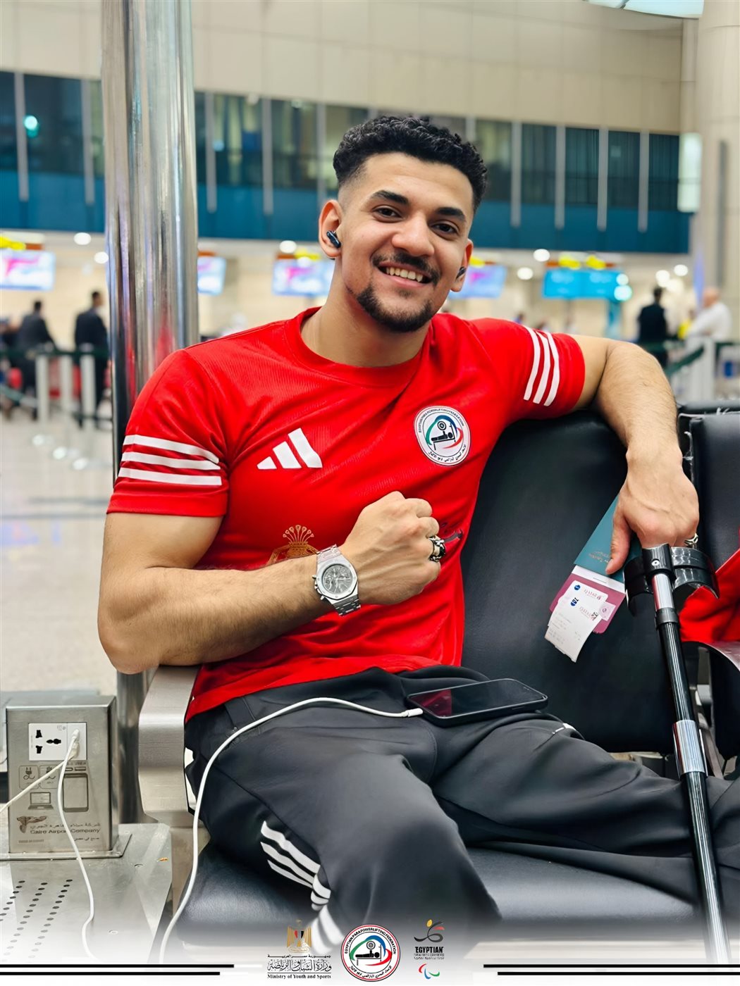 الرحمن أيمن، الشهير بـ«بودي» بطل رفع الأثقال البارالمبي&nbsp;
