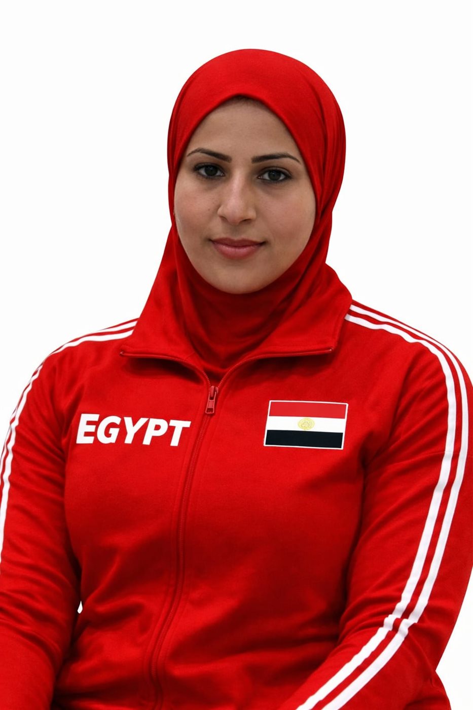 نوال الرفاعي بطلة رفع الأثقال البارالمبية