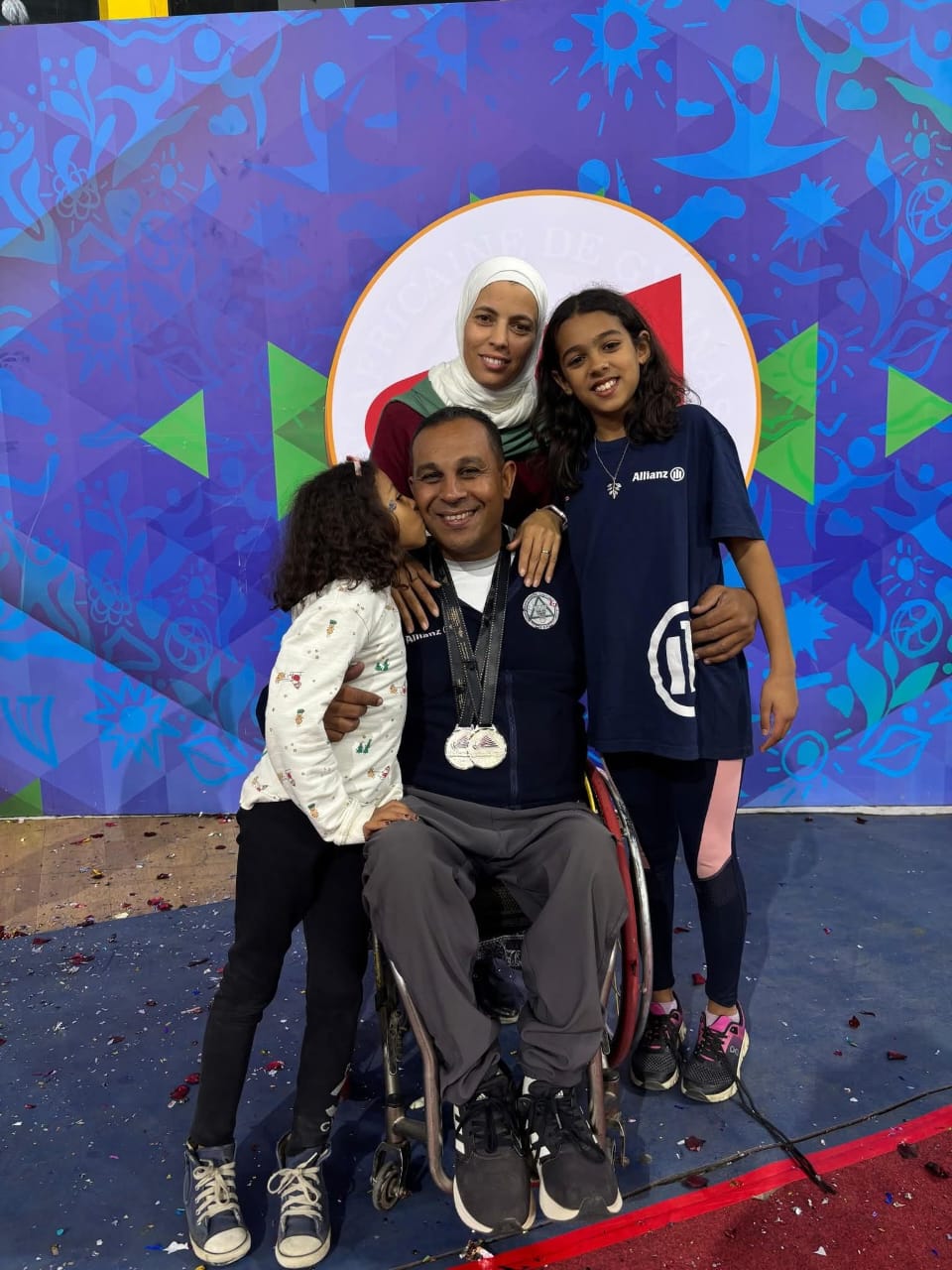 طارق عباس بطل الريشة الطائرة البارالمبي