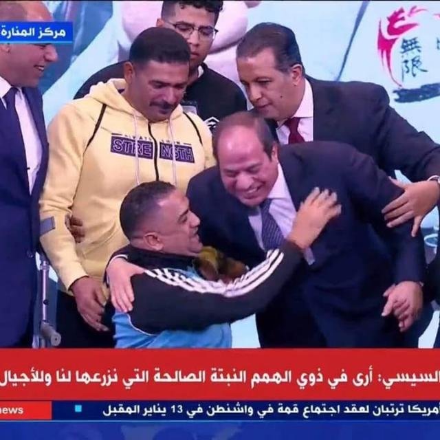 أحمد فتحي سعد، الشهير بـ«بيبو» بطل كرة السلة للكراسي المتحركة