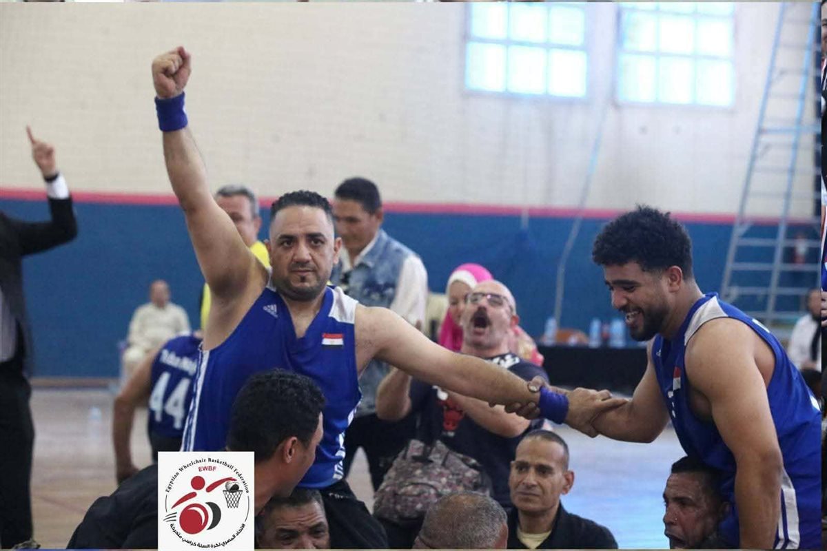 أحمد فتحي سعد، الشهير بـ«بيبو» بطل كرة السلة للكراسي المتحركة