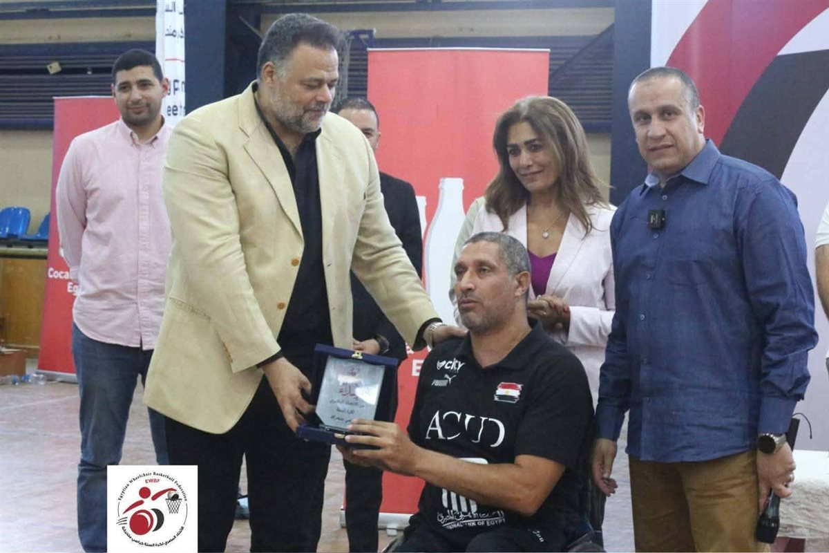 سامي منصور السبعاوي بطل كرة السلة للكراسي المتحركة