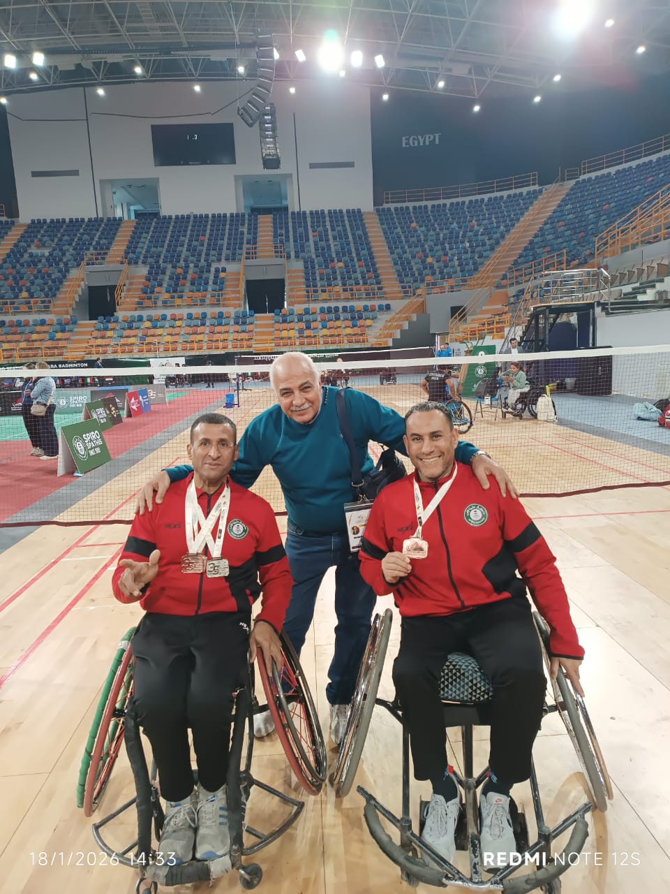 محمد حسن فراج دي بطل الريشة الطائرة البارالمبي