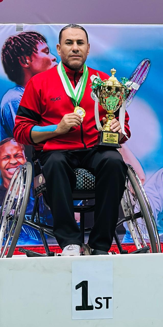 محمد حسن فراج دي بطل الريشة الطائرة البارالمبي