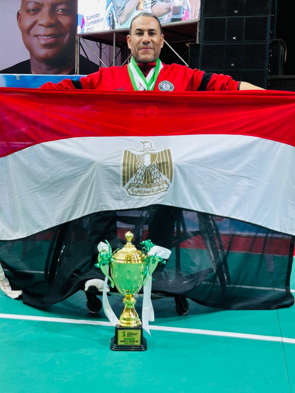 محمد حسن فراج دي بطل الريشة الطائرة البارالمبي