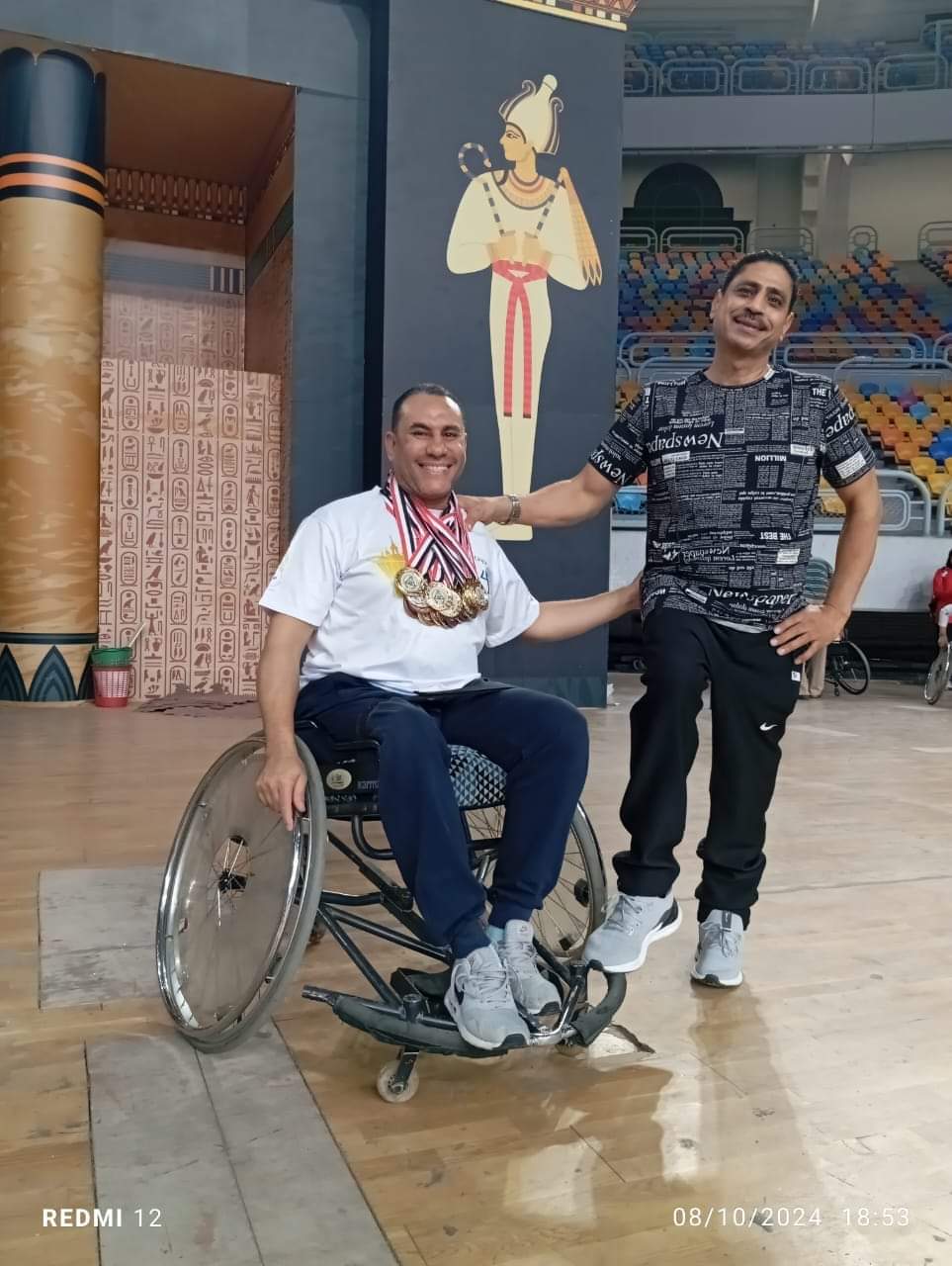 محمد حسن فراج دي بطل الريشة الطائرة البارالمبي