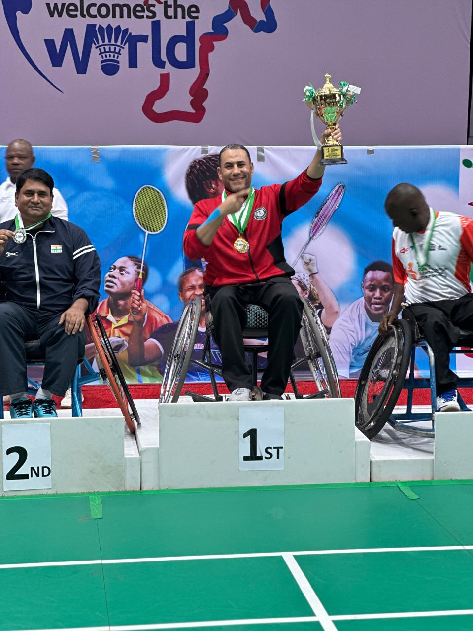 محمد حسن فراج دي بطل الريشة الطائرة البارالمبي