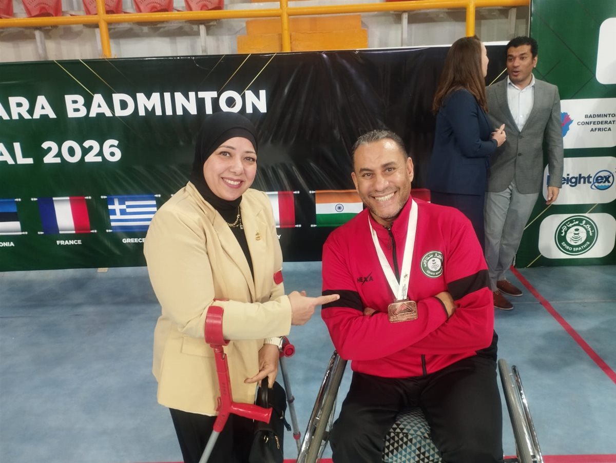 محمد حسن فراج دي بطل الريشة الطائرة البارالمبي