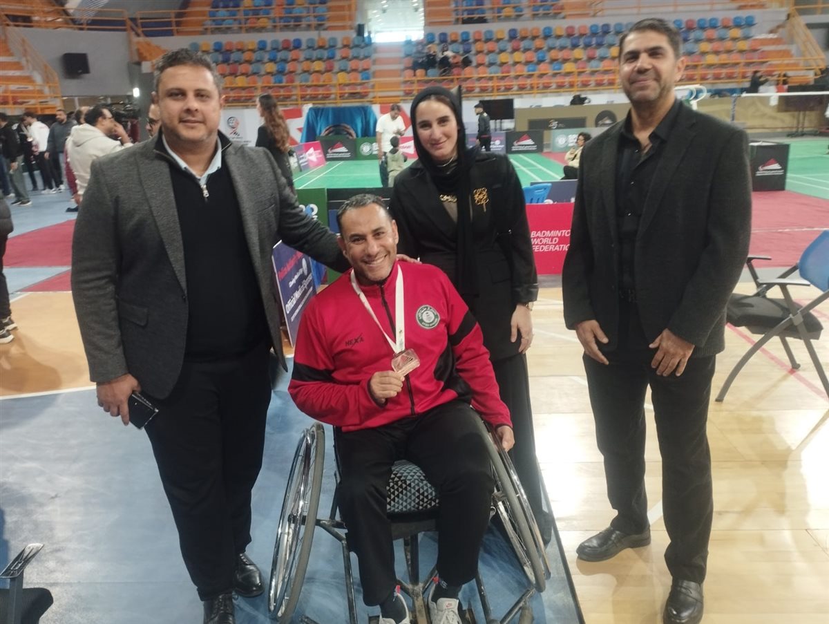 محمد حسن فراج دي بطل الريشة الطائرة البارالمبي