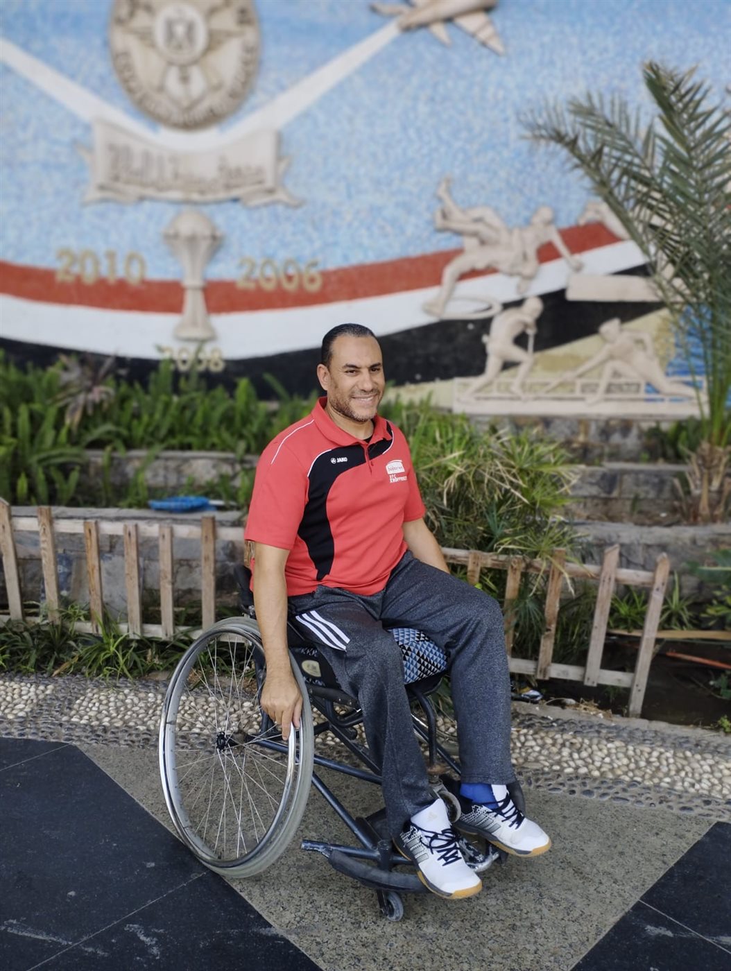 محمد حسن فراج دي بطل الريشة الطائرة البارالمبي