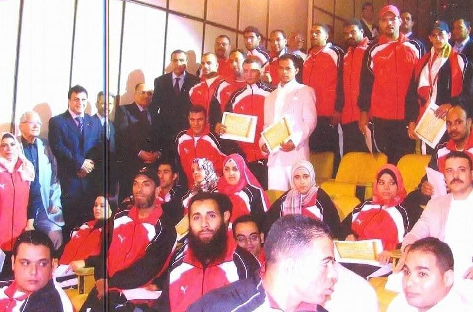أسامة عبد المنعم بطل رفع الأثقال البارالمبي&nbsp;