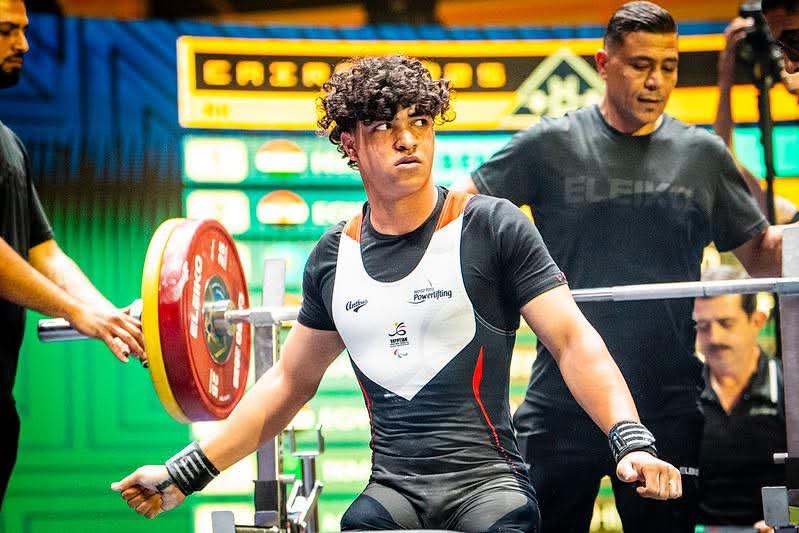 محمد محمد خلف عبد المغيث بطل رفع الأثقال البارالمبي&nbsp;