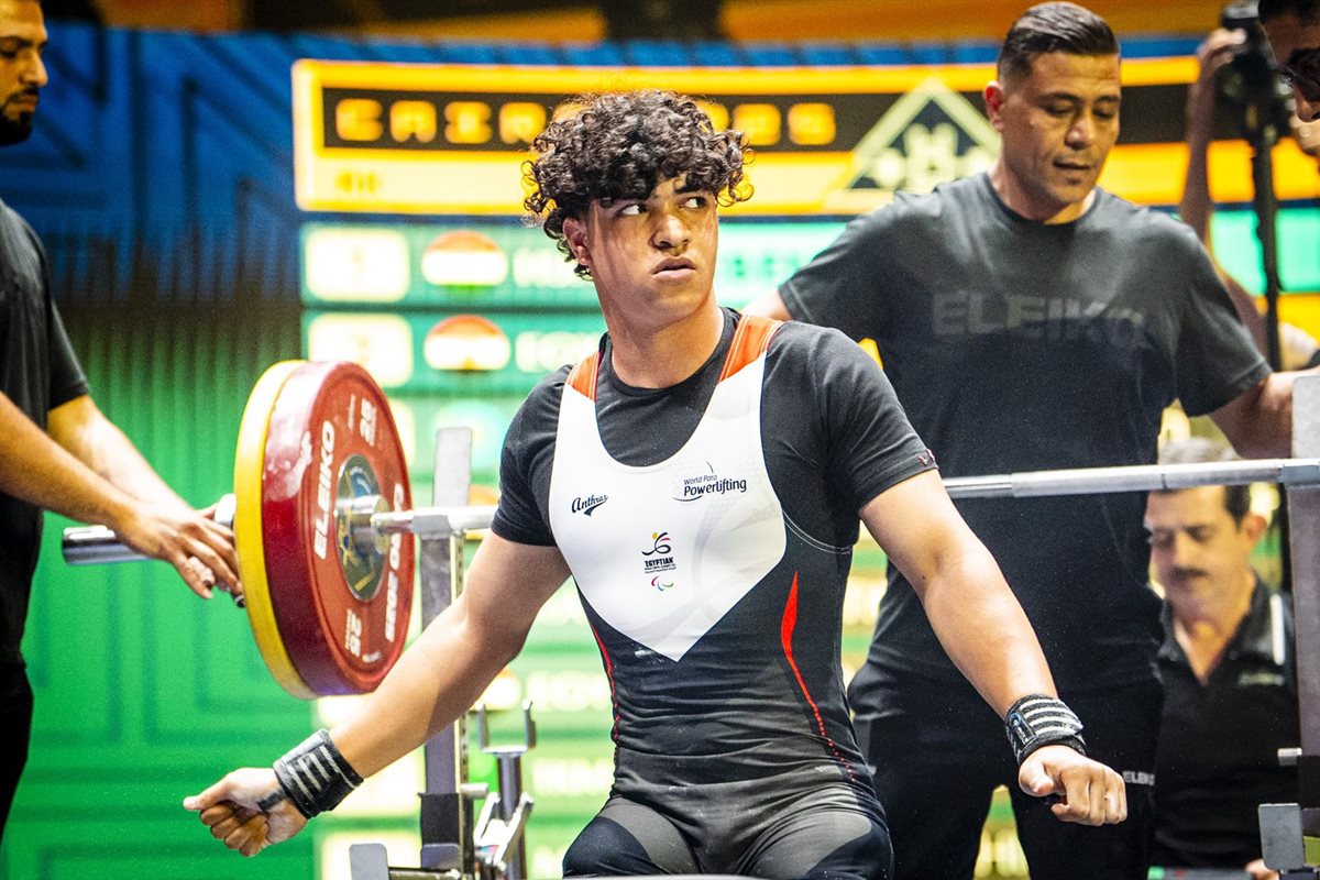 محمد محمد خلف عبد المغيث بطل رفع الأثقال البارالمبي&nbsp;