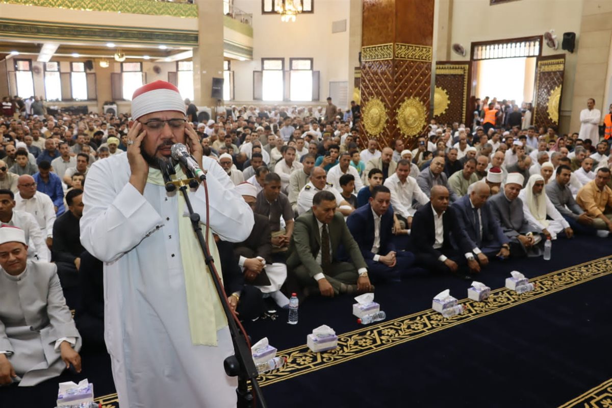 جانب من افتتاح المسجد