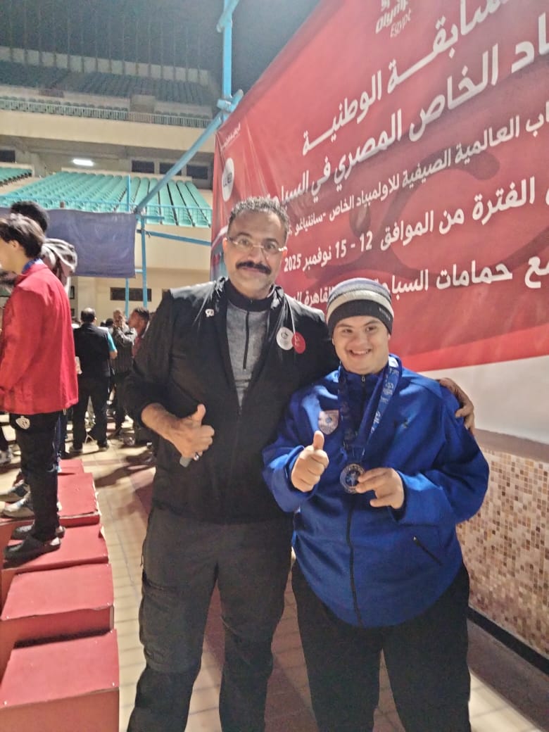 محسن شريف جلال عبد الفتاح بطل السباحة و التايكوندو و رفع الأثقال البارالمبي&nbsp;