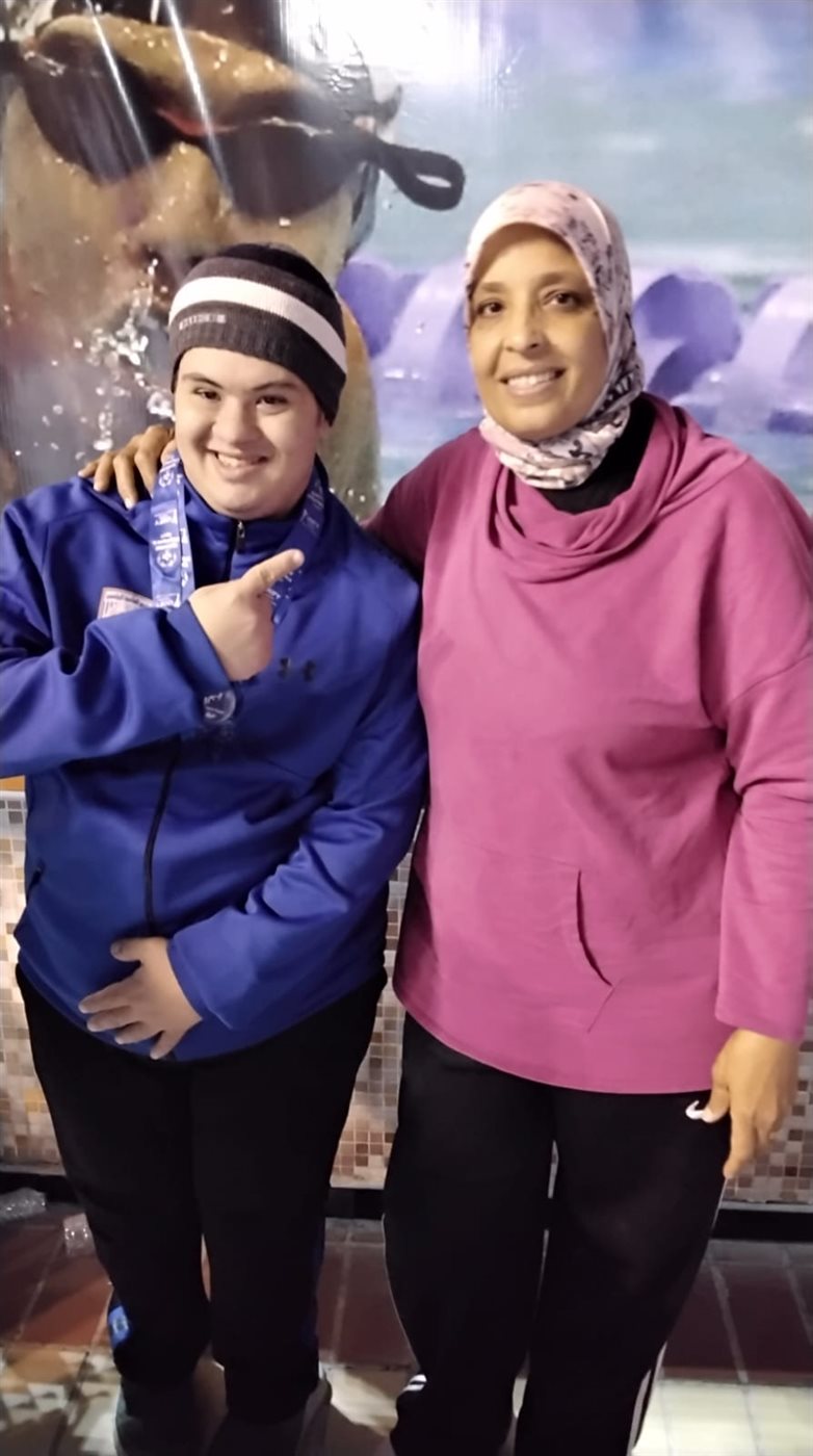 محسن شريف جلال عبد الفتاح بطل السباحة و التايكوندو و رفع الأثقال البارالمبي&nbsp;
