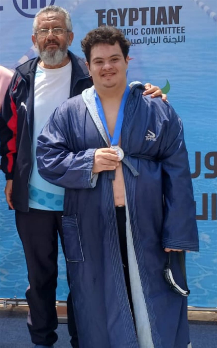 محسن شريف جلال عبد الفتاح بطل السباحة و التايكوندو و رفع الأثقال البارالمبي&nbsp;