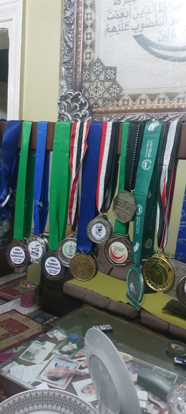 محسن شريف جلال عبد الفتاح بطل السباحة و التايكوندو و رفع الأثقال البارالمبي&nbsp;