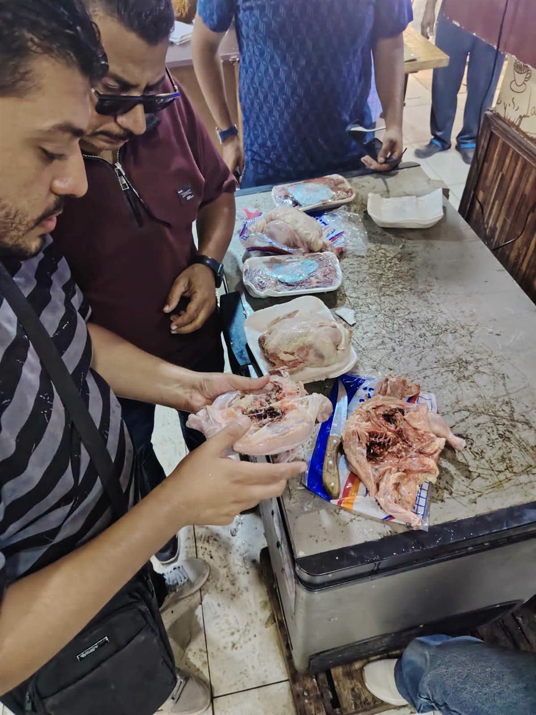ضبط دجاج فاسد بحملة تموينية ببورسعيد