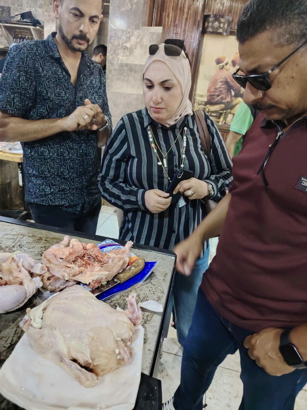 ضبط دجاج فاسد بحملة تموينية ببورسعيد