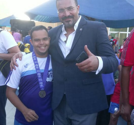 أحمد إمام عبد الجواد بطل السباحة لذوي الاحتياجات الخاصة