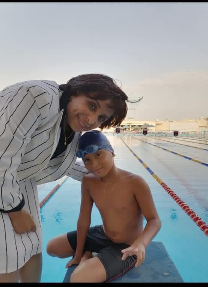 يوسف عمرو محمد عبد المجيد بطل السباحة لذوي الأحتياجات الخاصة