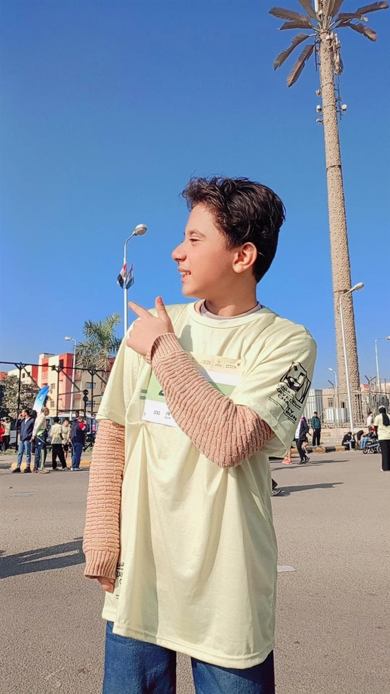يوسف عمرو محمد عبد المجيد بطل السباحة لذوي الأحتياجات الخاصة