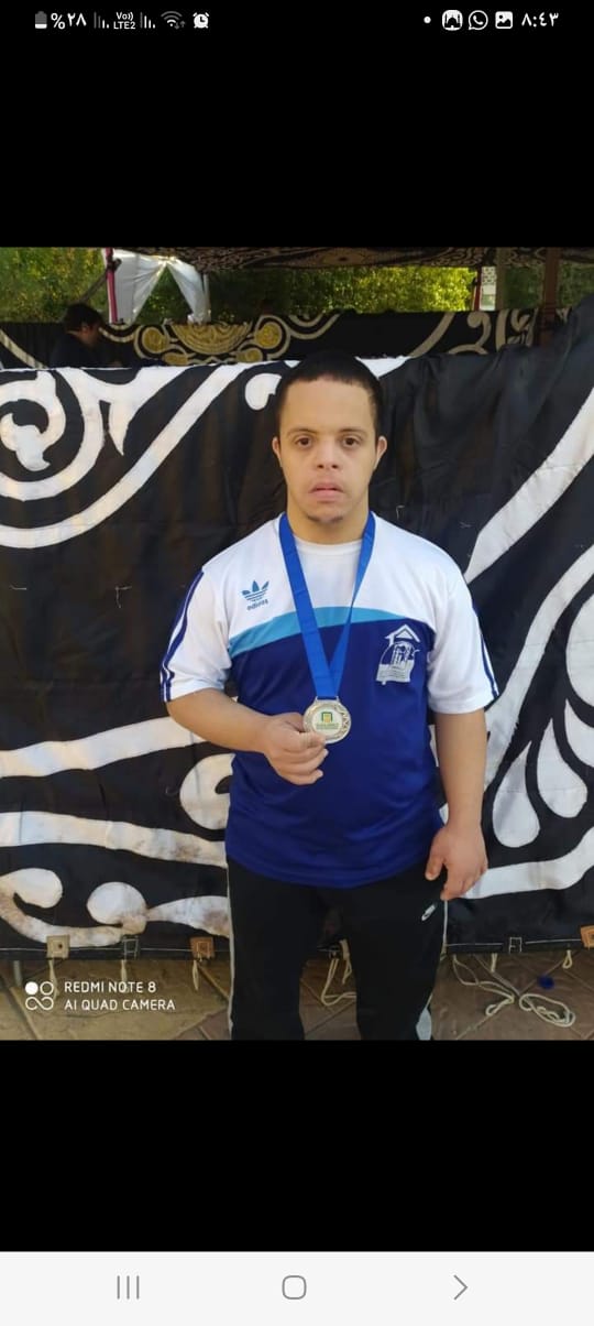 محمد بركات بطل السباحة لذوي الهمم&nbsp;
