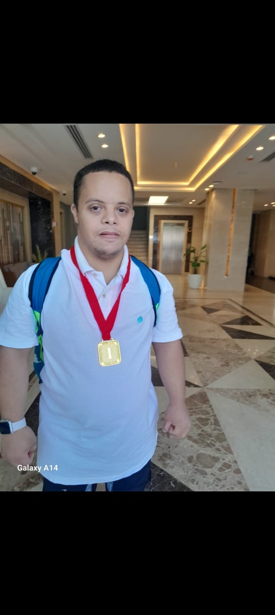 محمد بركات بطل السباحة لذوي الهمم&nbsp;