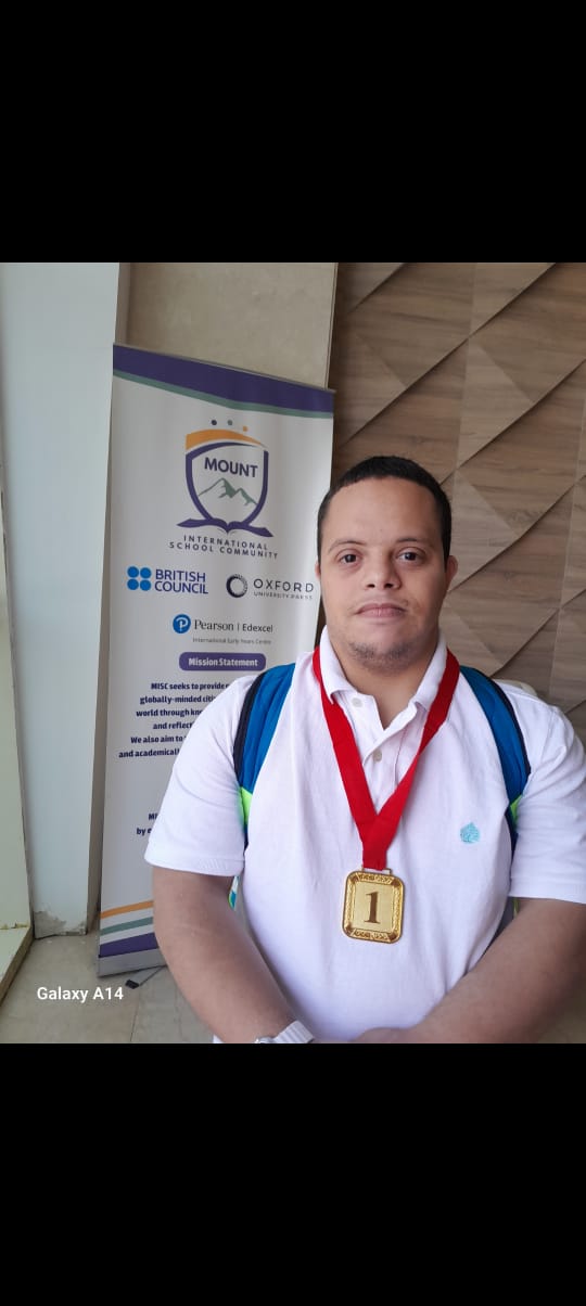 محمد بركات بطل السباحة لذوي الهمم&nbsp;