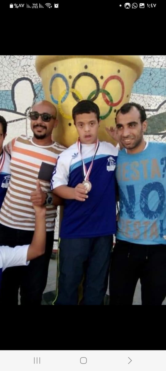 محمد بركات بطل السباحة لذوي الهمم&nbsp;