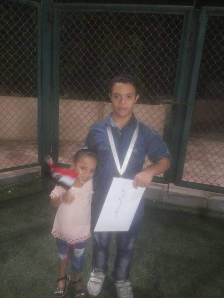 محمد بركات بطل السباحة لذوي الهمم&nbsp;