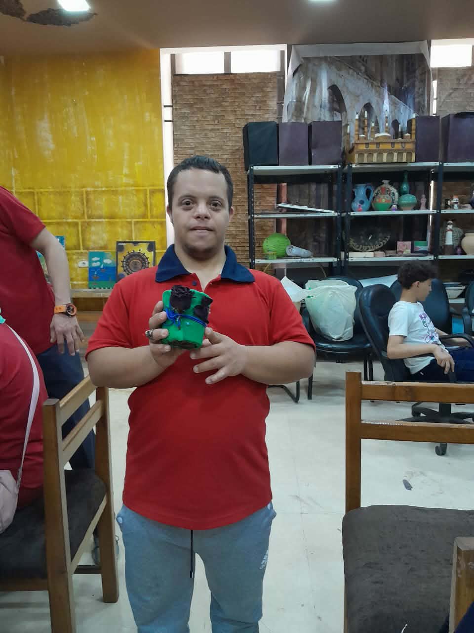 محمد بركات بطل السباحة لذوي الهمم&nbsp;