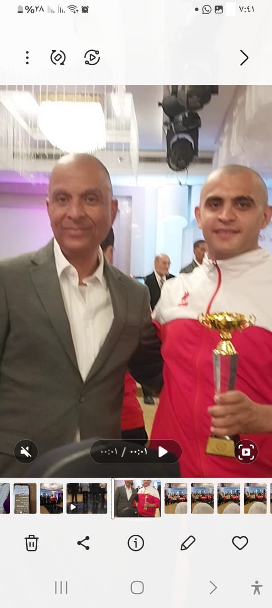 مصطفى أبو الفتوح عبده بطل الكاراتيه لذوي الاحتياجات الخاصة