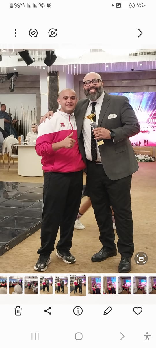 مصطفى أبو الفتوح عبده بطل الكاراتيه لذوي الاحتياجات الخاصة