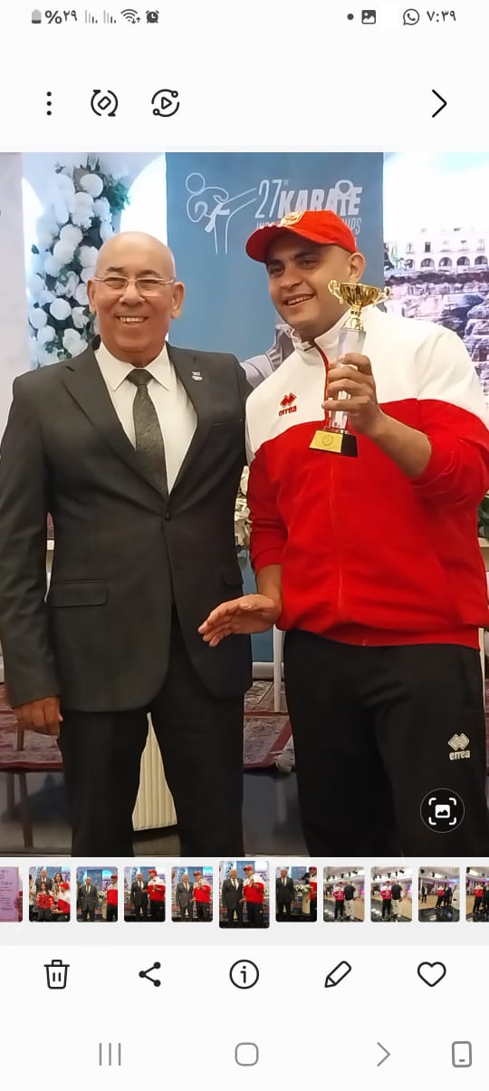 مصطفى أبو الفتوح عبده بطل الكاراتيه لذوي الاحتياجات الخاصة