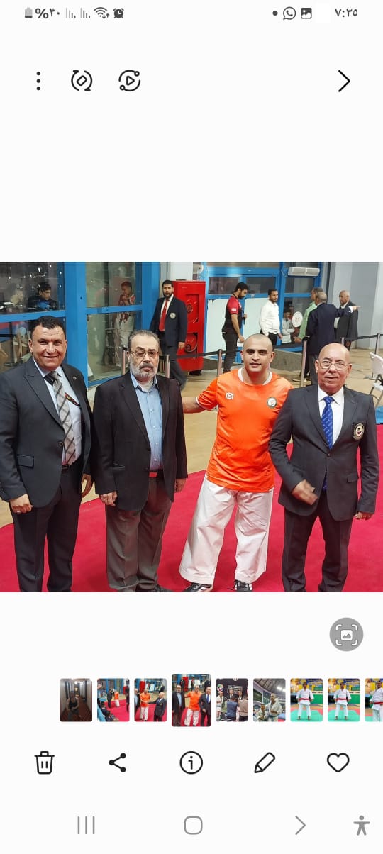مصطفى أبو الفتوح عبده بطل الكاراتيه لذوي الاحتياجات الخاصة