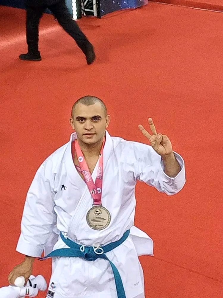مصطفى أبو الفتوح عبده بطل الكاراتيه لذوي الاحتياجات الخاصة