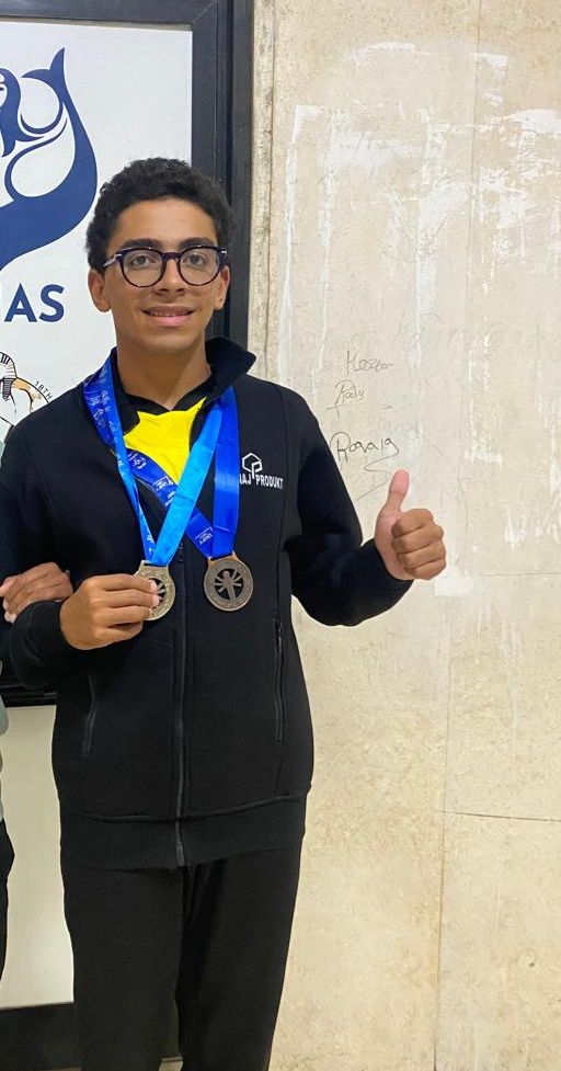 محمد منتصر حلمي بطل السباحة لذوي الاحتياجات الخاصة&nbsp;