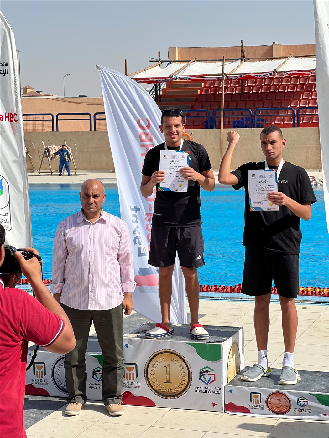 عمرو خالد علي.. بطل السباحة و التايكوندو لذوي الاحتياجات الخاصة
