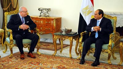 الرئيس السيسي يستقبل وفداً من مجلس أعمال الأمن القومي الأمريكي‎